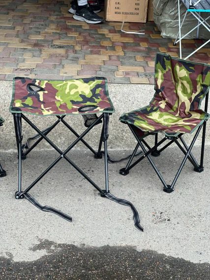 Набір для пікніка стіл та стільці 2шт у сумці / Туристичний столик зі стільцями / Складаний стіл та стільці | Зображення 3