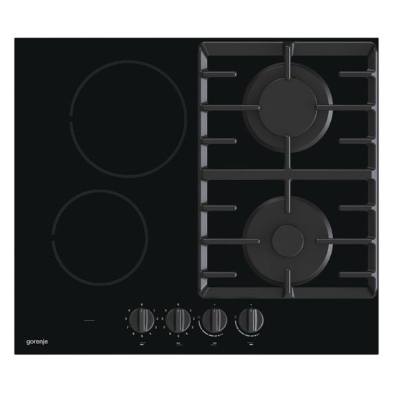 Варильна поверхня Gorenje комбінована (2 газ + 2 склокерам. ) GCE691BSC
