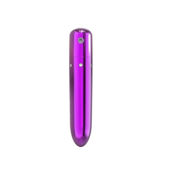 Віброкуля PowerBullet Pretty Point Rechargeable Bullet Purple, потужний точковий вібратор, фіолетовий | Зображення 5