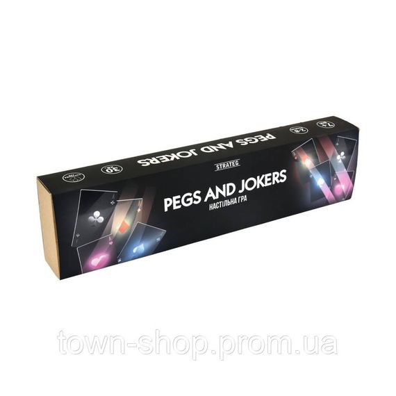 Настольная игра Pegs and Jokers 30348 карточки 108 штук, инструкция