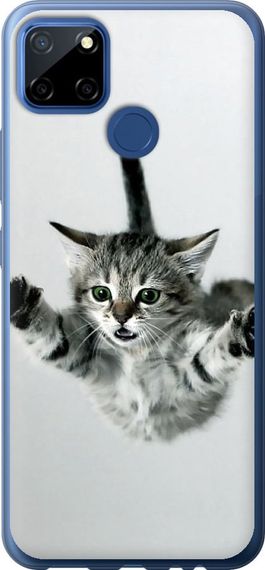 Чехол на Realme C12 Летящий котёнок "2322u-2240-17620"