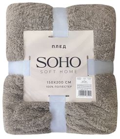 Плед Soho 150х200 см Rasch Latte