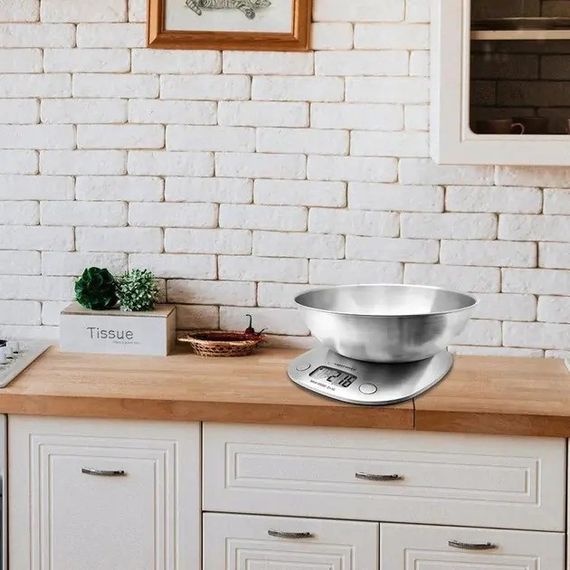 Ваги кухонні електронні Esperanza EKS008 Lychee до 5 кг зі знімною чашею з нержавіючої сталі | Зображення 4