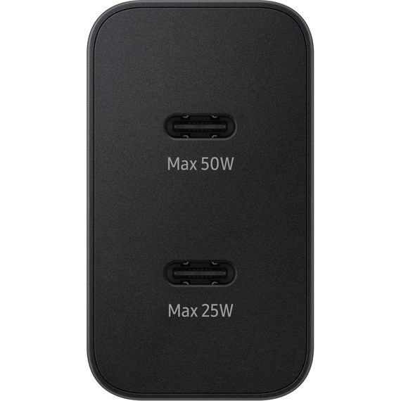 Зарядний пристрій Samsung 50W 2xUSB-С + cableUSB-C to USB-C 1.8m black (EP-T5020XBEGEU) | Зображення 2