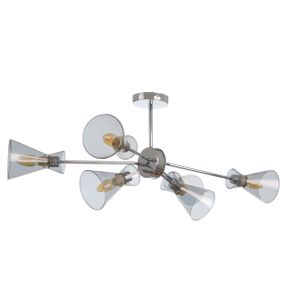 Люстра потолочная в спальню E14 40W CH (LK-670C/6)