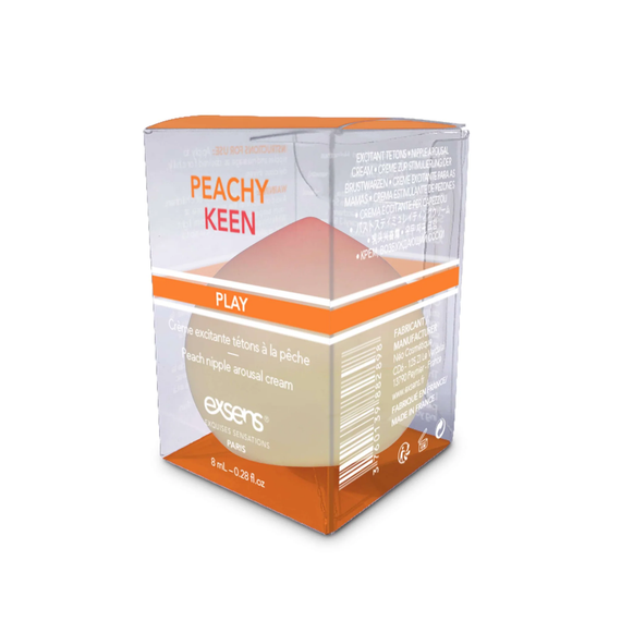 Збуджувальний крем для сосків EXSENS Peachy Keen (8 мл) з олією жожоба та ши, їстівний, без цукру Sex Aura | Зображення 3