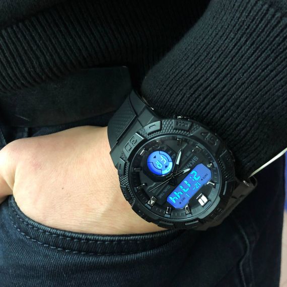 Годинник наручний чоловічий SKMEI 1881BKWT, годинник армійський оригінал, наручний годинник для військових | Зображення 6