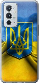 Чехол на OnePlus 9RT Флаг и герб Украины 1 "375u-2520-17620"