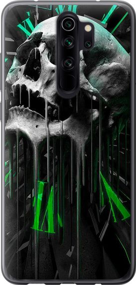 Чехол на Xiaomi Redmi Note 8 Pro Череп-часы "4100u-1783-17620"