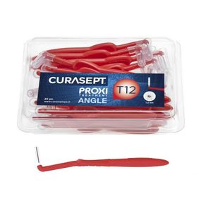 Йоржик міжзубний кутовий Curasept PROXI T12, червоний, 25шт