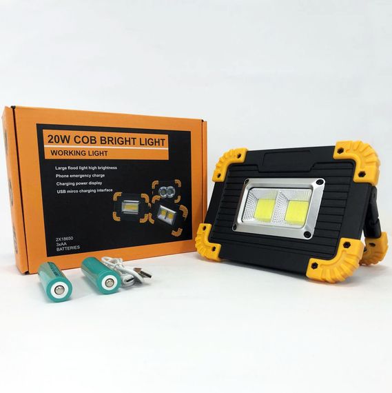 Акумуляторний ліхтар кемпінговий L812-20W-2COB 1W, Аварійна лампа, Ліхтар NK-466 світлодіодний акумуляторний | Зображення 9