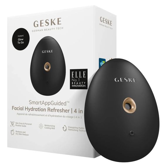 Электронный освежитель для увлажнения лица GESKE Facial Hydration Refresher 4в1 gray, Серый
