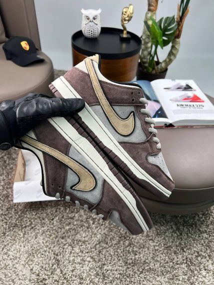 Чоловічі кросівки SB Dunk 991 Brown Grey , В'єтнам A4261 | Зображення 6