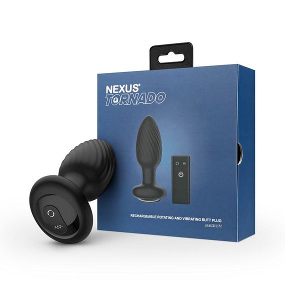 Анальна пробка Nexus TORNADO Medium, ротація + вібрація, пульт ДК Sex Aura | Зображення 8