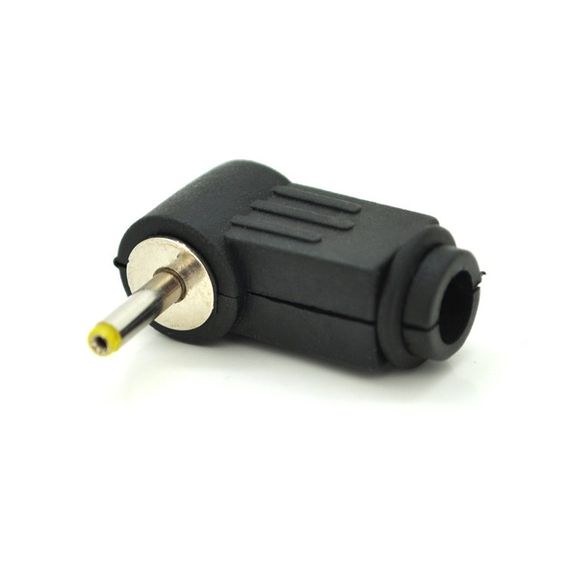 Штекер живлення DC 2.5x0.7mm (тато) під паяння, штекер 90