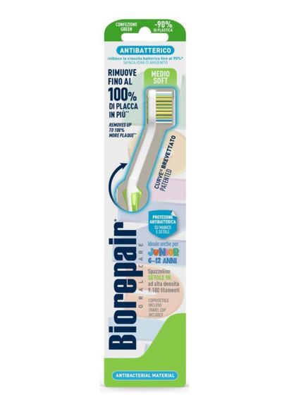 Дитяча зубна щітка Biorepair JUNIOR 6-12 р. мягка