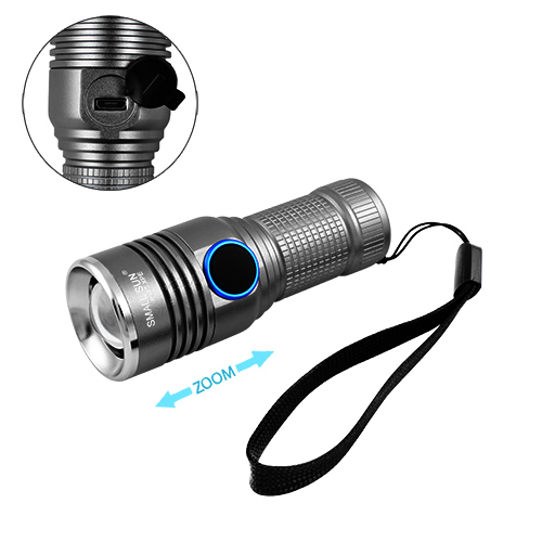 Фонарь Small Sun R840 со светодиодом XPE, АКБ, zoom