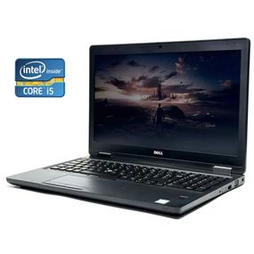 Ноутбук Dell Latitude 5580 / 15.6" (1920x1080) IPS / Intel Core i5-6300U (2 (4) ядра по 2.4 - 3.0 GHz) / 8 GB DDR4 / 128 GB SSD / Intel HD Graphics 520 / WebCam / Win 10 Pro б/в