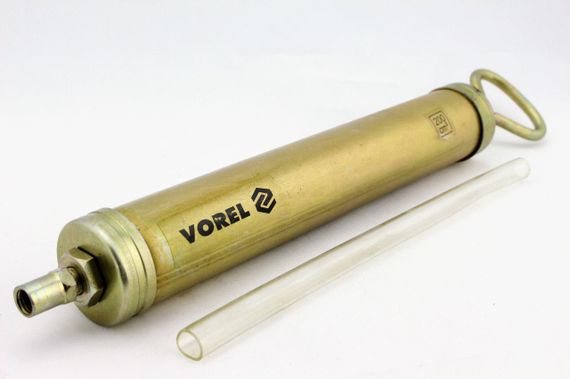 Шприц для откачивания масла ручной 0,2 л Польща VOREL-78030 | Зображення 1