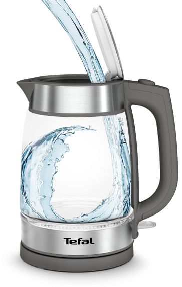 Електрочайник TefalGlass Kettle, 1,7л, скло, сірий (KI740B30) | Зображення 6