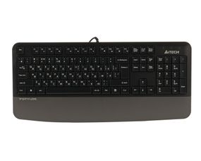 Клавіатура дротова A4Tech Fstyler FK20, USB, колір темно-сірий