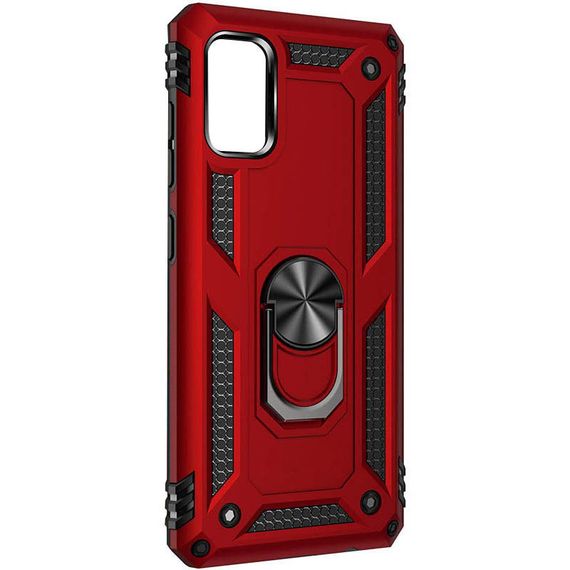 Протиударний чохол Serge Ring for Magnet (Ударостійкий) для Xiaomi Redmi Note 10 / Note 10s Red