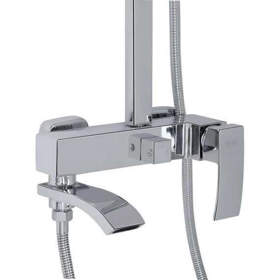 Душова система універсальна Qtap Swan Cascada на три споживача (з виливом) QTSWA111CRM45566 Chrome | Зображення 2