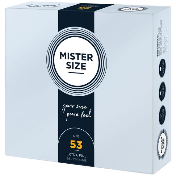 Презервативы Mister Size 53 (36 pcs) | Зображення 1