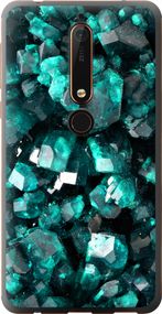 Чехол на Nokia 6 2018 Кристаллы 2 "3674u-1386-17620"