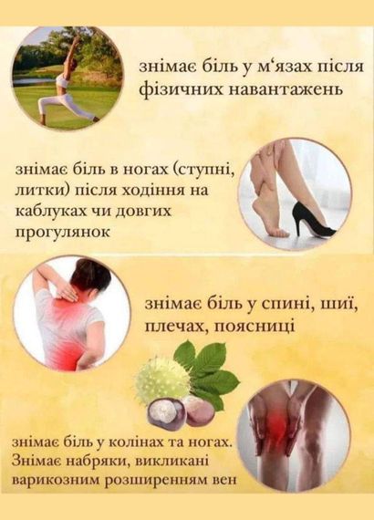 Масажний гель з екстрактом кінського каштану "Подвійний ефект" Farmasi 250 мл | Зображення 1