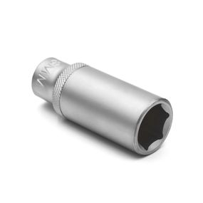 Головка торцева шестигранна, 3/8IN, подовжена SW18, RED STRIPE