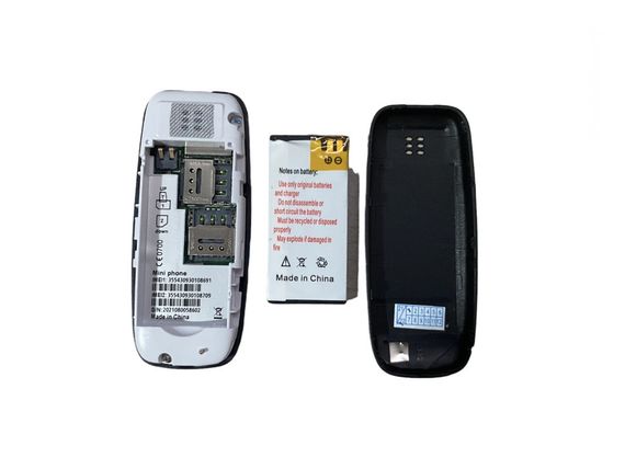 Мини мобильный маленький телефон L8 Star BM10 (2Sim) типа Nokia Черный | Зображення 4