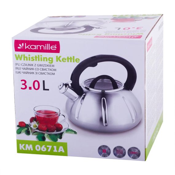 Чайник зі свистком Kamille KM-0671A 3 л | Зображення 9