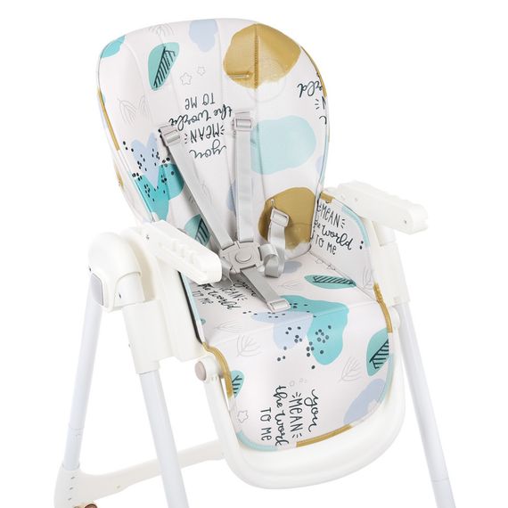 Детский стульчик для кормления M 5673-12 на колесиках | Зображення 5