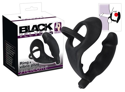 Анальна пробка BV Ring + vibro plug