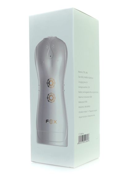 Мастурбатор Vibrating and Flashing Masturbation Cup USB 7+7 Function / Talk Mode (White) Sex Aura | Зображення 7