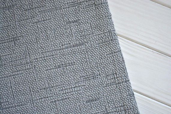 Жакардовий чохол на диван + 2 крісла Kora без спідниці Світло-сірий | Зображення 1