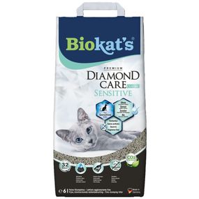 Наповнювач бентонітовий Biokats для котячого туалету Dimond Care Sensitive Classic 6л