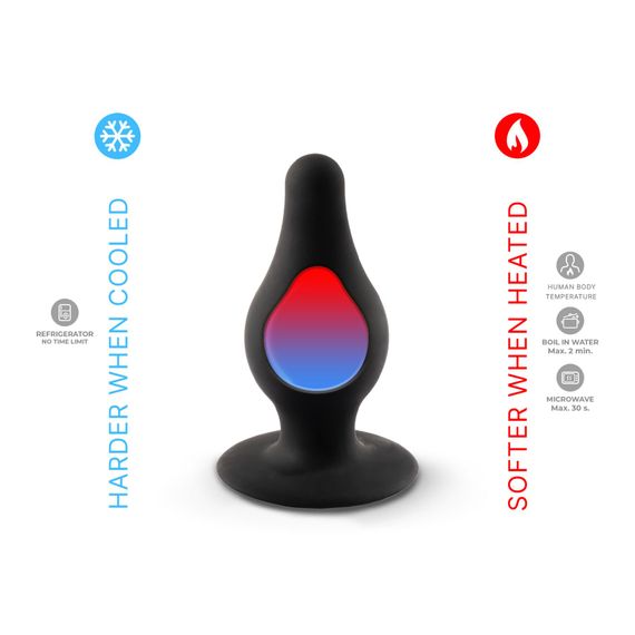 Анальна пробка SilexD (Model 2 size L) двошаровий, силікон+Silexpan, діаметр 4,5 см | Зображення 1