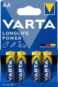 Батарейка VARTA LONGLIFE POWER AAA BLI 4 ШТ