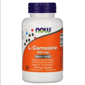 Карнозин NOW Foods L-Carnosine 500 mg 100 Veg Caps