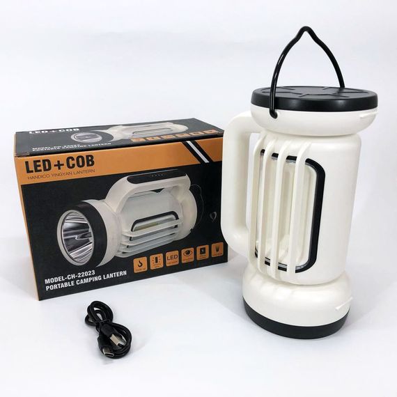 Аккумуляторная кемпинговая лампа светильник CH-22023 / Фонарик аккумуляторный кемпинговый / AG-138 Фонарь | Зображення 8