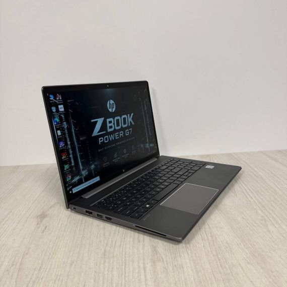 Мобільна робоча станція HP ZBook Power G7 / 15.6" (1920x1080) IPS / Intel Core i7-10850H (6 (12) ядер по 2.7 - 5.1 GHz) / 16 GB DDR4 / 256 GB SSD / nVidia Quadro T1000 Max-Q, 4 GB GDDR6, 128-bit / WebCam б/в | Зображення 3