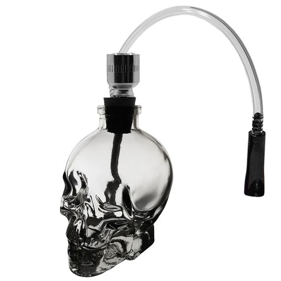 Трубка Баблер З Водною Фільтрацією "Skull Mini Clear" | Зображення 1