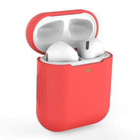 Захисний силіконовий чохол для Apple AirPods Skatolly, Червоний