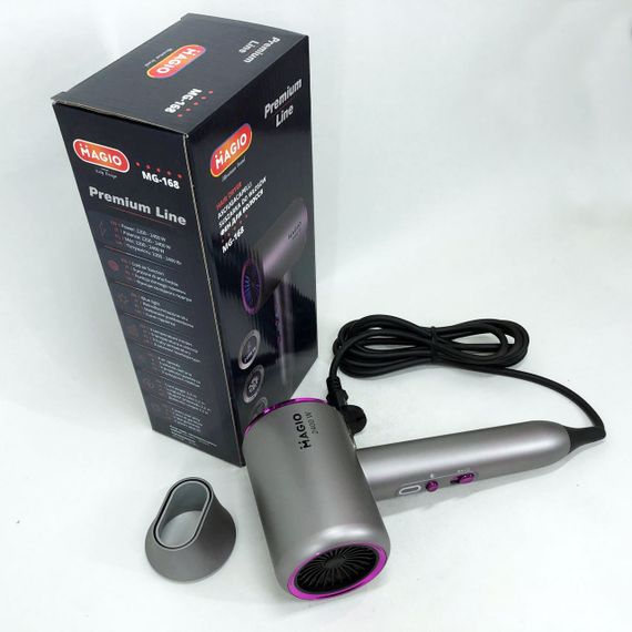 Фен MAGIO MG-168, Електрофен для волосся, Фен для дому, Фен потужний, Фен для голови, Жіночий фен для волосся | Зображення 5