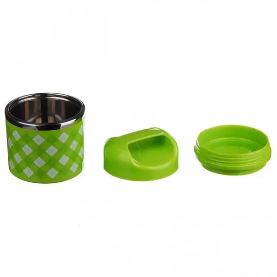 Ланч бокс круглий UNIQUE UN-1520 1л Зелений