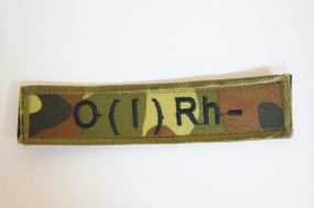 Шевроны вышевка камуфляж  O ( I ) Rh - 13*3 см