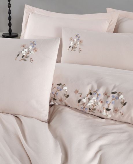 Постельное белье Saheser Ranforce Nakisli 200 х 220 см Zenda | Зображення 1