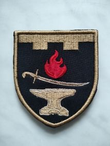 Шеврон 152 Навчальний центр Сил ТрО ЗСУ (чорний, піксель, олива або мультикам)